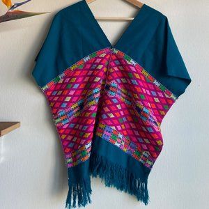 Hand Embroidered Huipil Top